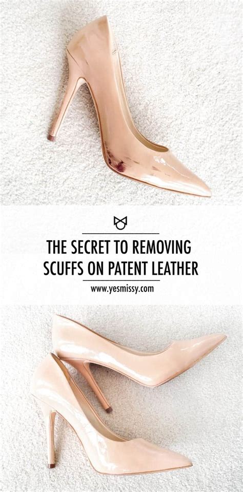 removing black mark fake patent shoes|black marks on shoes.